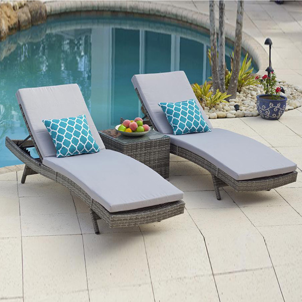 Swimming Pool Furniture Factory Wholesale Pool Side Rattan Chaise Lounge Chair 7 outdoor-furniture-manufacturer-China-PE-rattan-metal-frame
