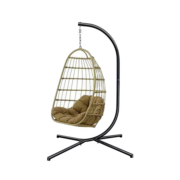foldable hanging swing chair factory supply patio furniture